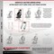 Service Caster 8'' Extra Heavy Duty Semi Steel Cast Iron Wheel Swivel Top Plate Caster CRAN-SCC-KP92S830-SSR - alternate 4